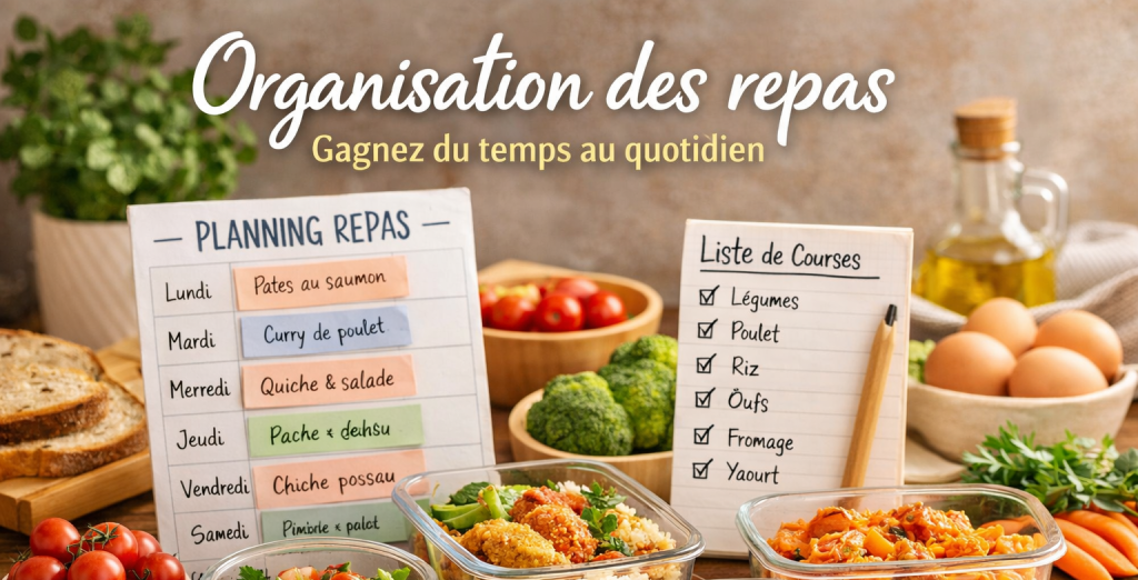 Organisation des repas : gagnez du temps au&nbsp;quotidien