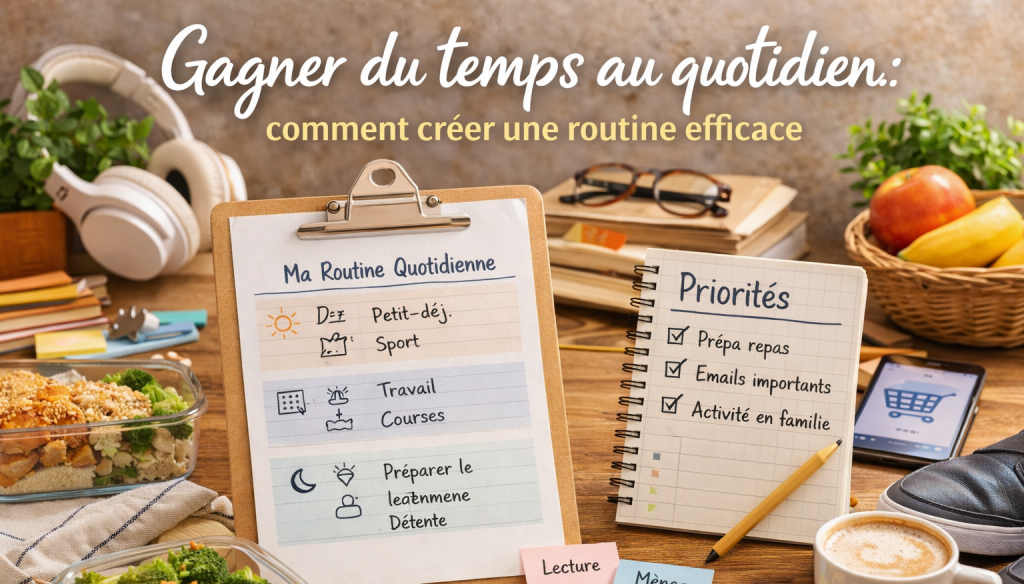 Gagner du temps au quotidien : comment créer une routine&nbsp;efficace