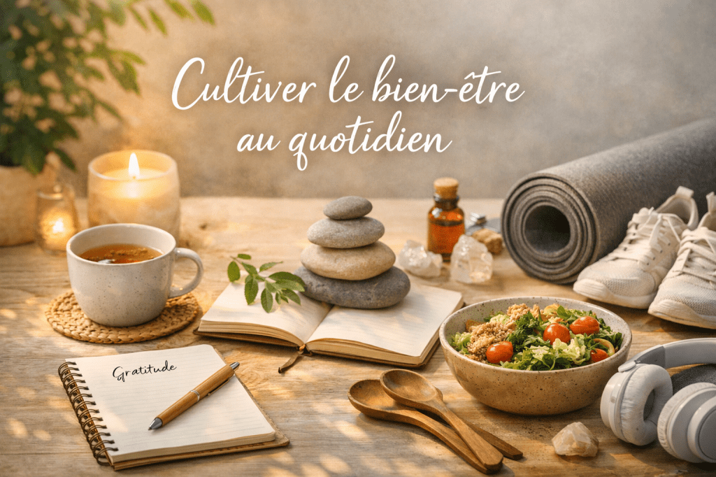 Cultiver le bien-être au quotidien : des gestes simples pour se sentir&nbsp;mieux